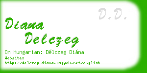 diana delczeg business card